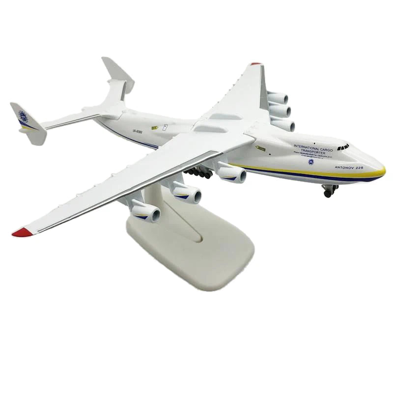 Avión de Colección Antonov An-225 "Mriya" en Metal a Escala 1/400 - 20 cm para Decoración y Regalos