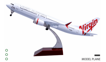 Virgin B737 MAX - Scale 1:400 - 20cm - 7.8in - Metal alloy - Scale model airplane
