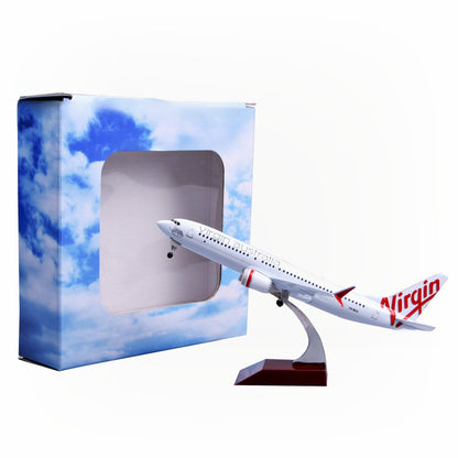 Virgin B737 MAX - Scale 1:400 - 20cm - 7.8in - Metal alloy - Scale model airplane